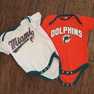 NFL Brand Miami Dolphins onesie set